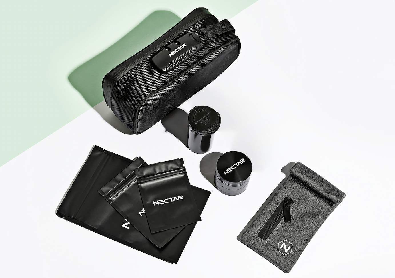 Nectar-Smell Proof Bag and Accessories